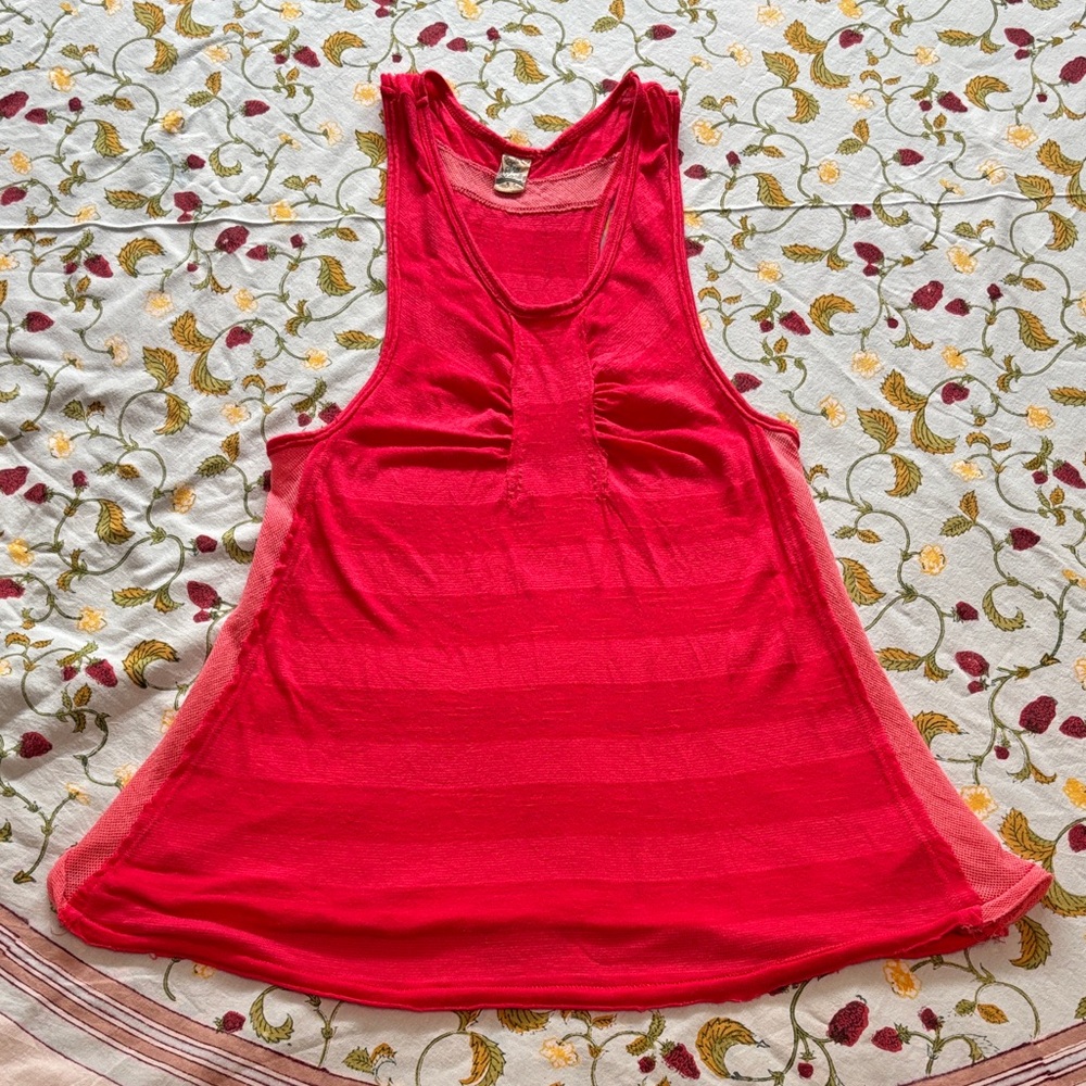 Free People Women's Red Sleeveless Top
